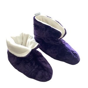 🚨Final Sale🚨!! Brookstone N.A.P. Purple Plush Slippers